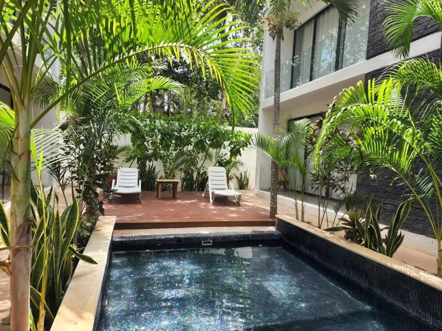 Ferienwohnung Amazing Jungle Retreat Lahkah Tulum Exterior foto